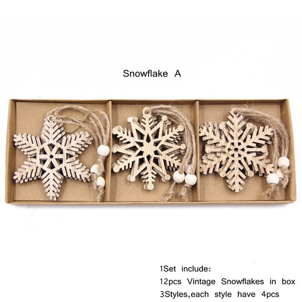 Snowflakes in box