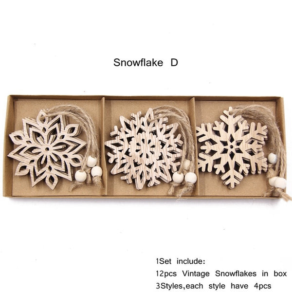 Pack of attractive snowflakes