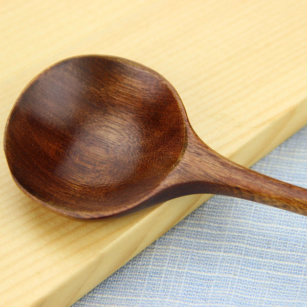 Long Spoons Korean Style Wooden | 5 Pieces/Set