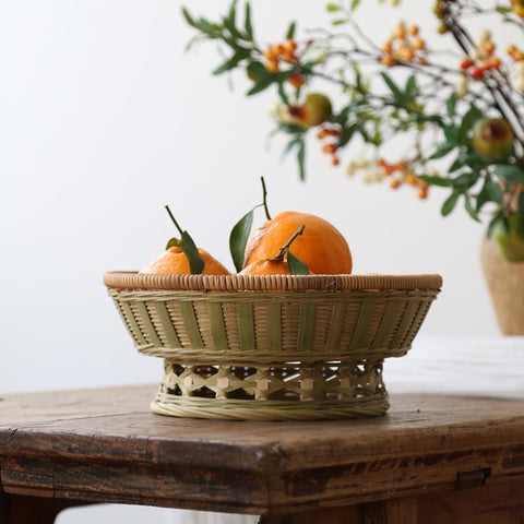 Handmade Bamboo Fruit Basket