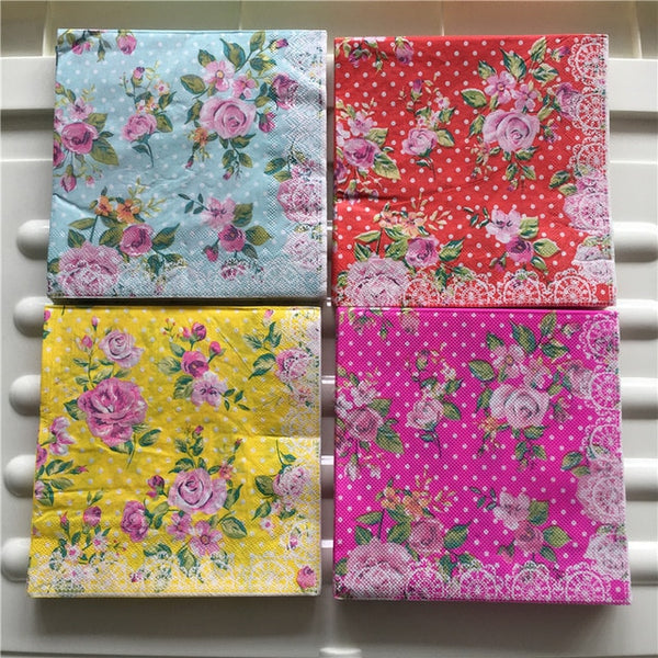 Decorative Paper Napkins For Various Occasions