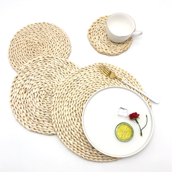 Natural Corn Fur Woven Pot Pads