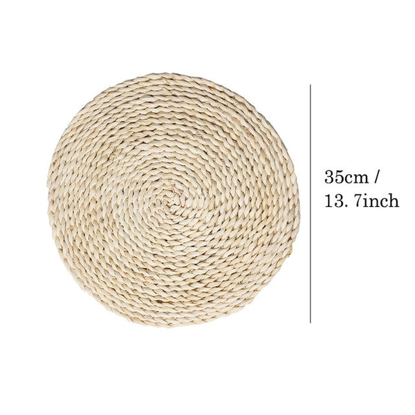 Natural Corn Fur Woven Pot Pads