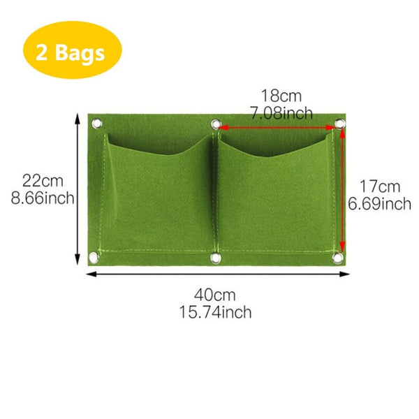 Wall Hanging Vertical Garden Seedling Grow Bags