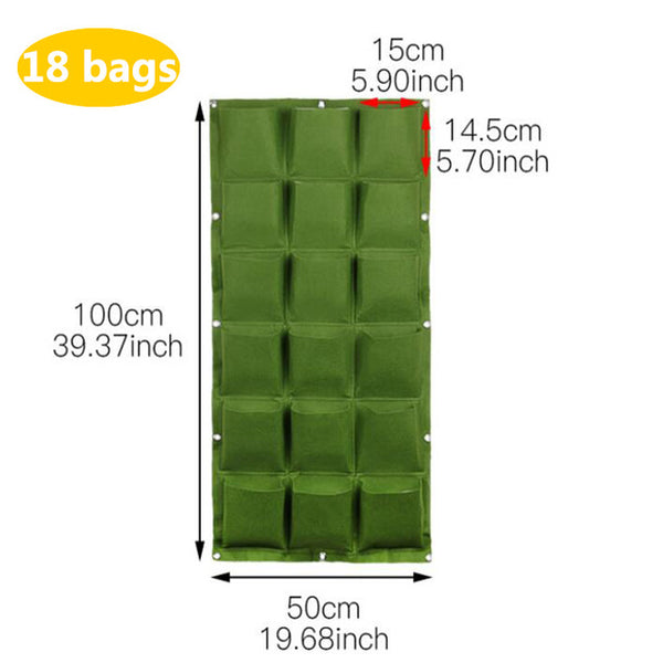 Wall Hanging Vertical Garden Seedling Grow Bags