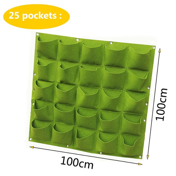 Wall Hanging Vertical Garden Seedling Grow Bags