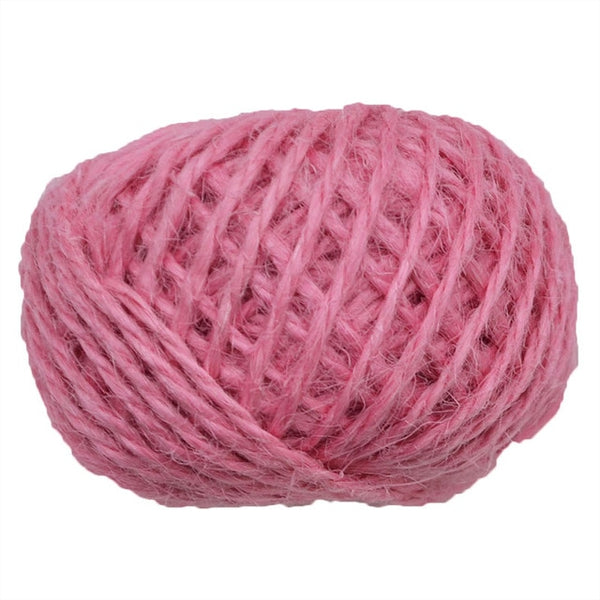 Pink hemp twine