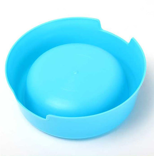 Blue pet bowl