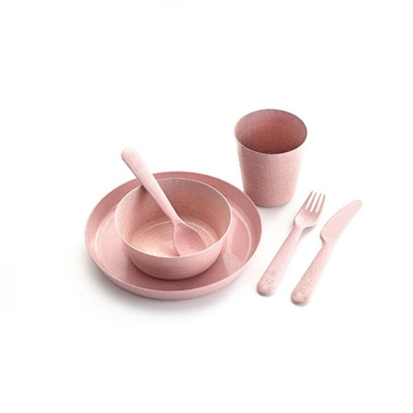 Wheat Straw Tableware Set | 6 Pieces