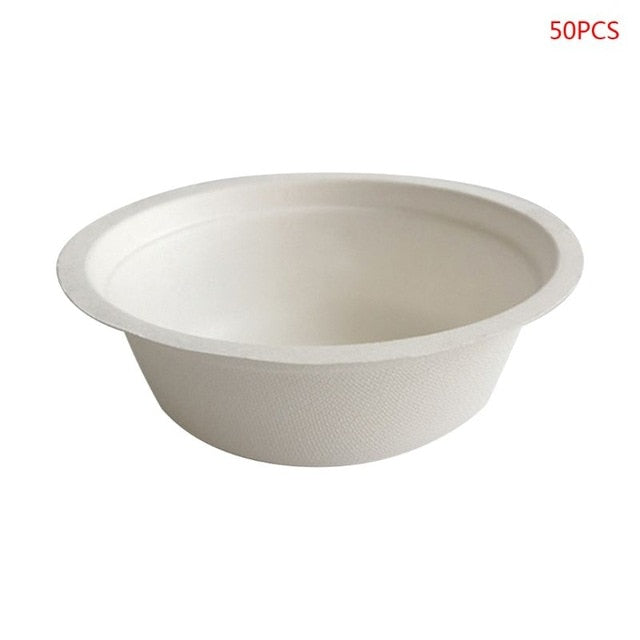 Eco-Friendly Compostable Soup Bowls | 350 ML | 50 pieces