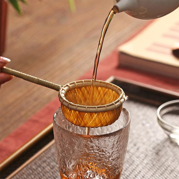 Handmade Natural Bamboo Tea Strainer