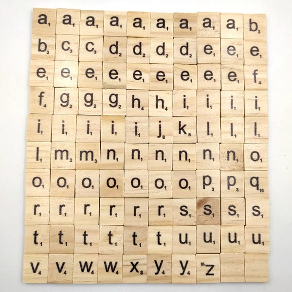 Alphabet Letters | 100 Pieces/Set