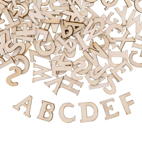 Natural Wooden English Alphabet Letters