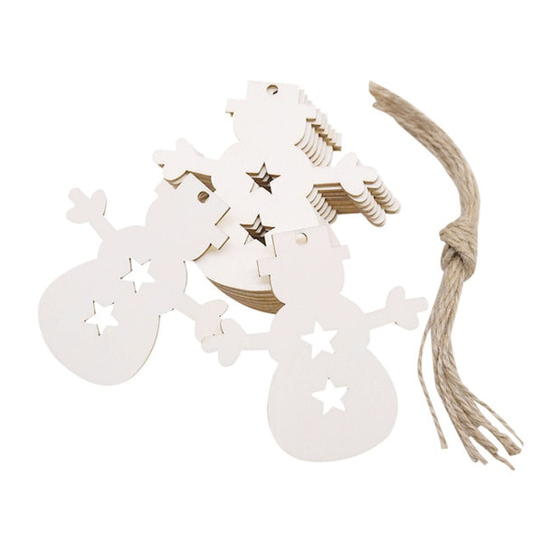 Light Weight Christmas Wooden Ornaments