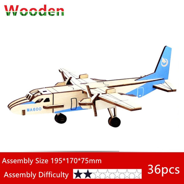 Wooden Twin Otter - 3D Puzzle