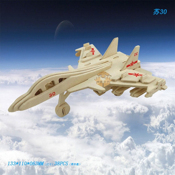 Tomcat fighter wooden