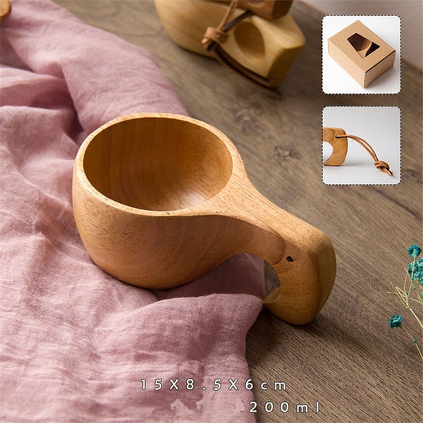 Wood cup