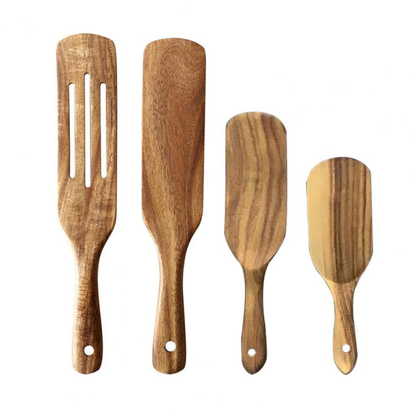 Wooden Spatula Set | 4 Pieces/Set