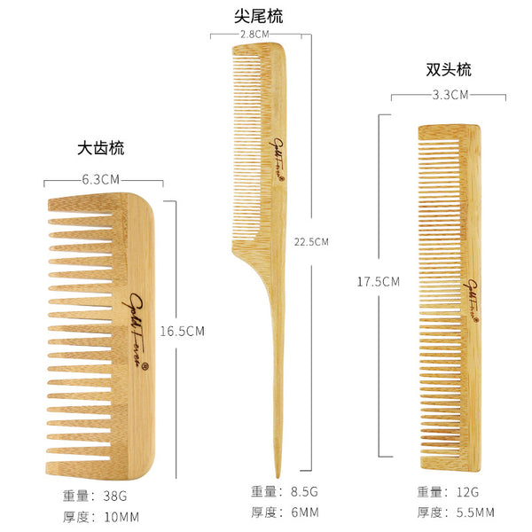 Varieties of  wooden combs