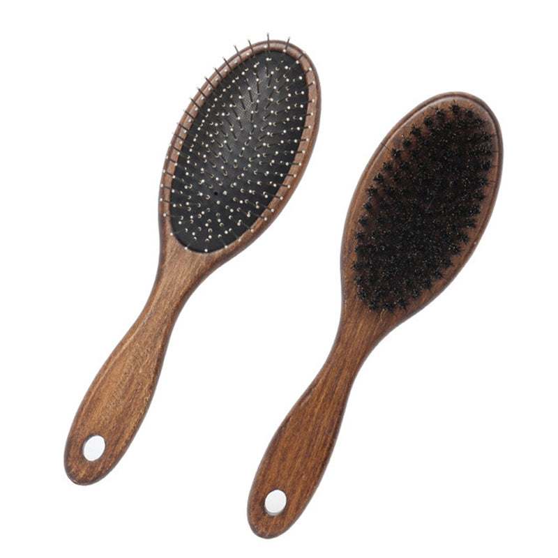 Pet brush wooden