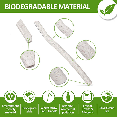 Biodegradable Eyebrow Razor for Women | Pack of 3 Eco Friendly |