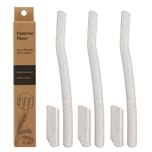 Biodegradable Eyebrow Razor for Women | Pack of 3 Eco Friendly |