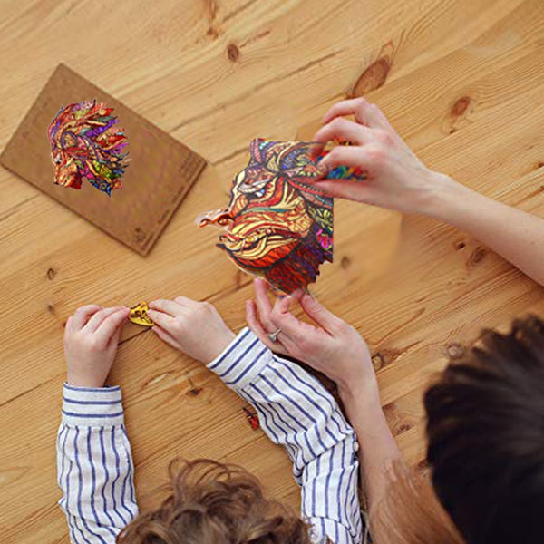 Lion Wooden Animal Puzzle