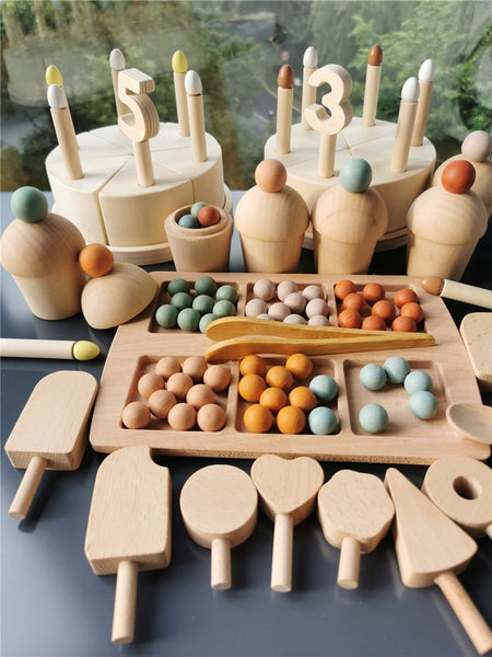 Wooden Montessori Birthday Toy