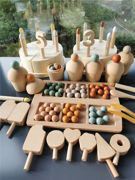 Wooden Montessori Birthday Toy