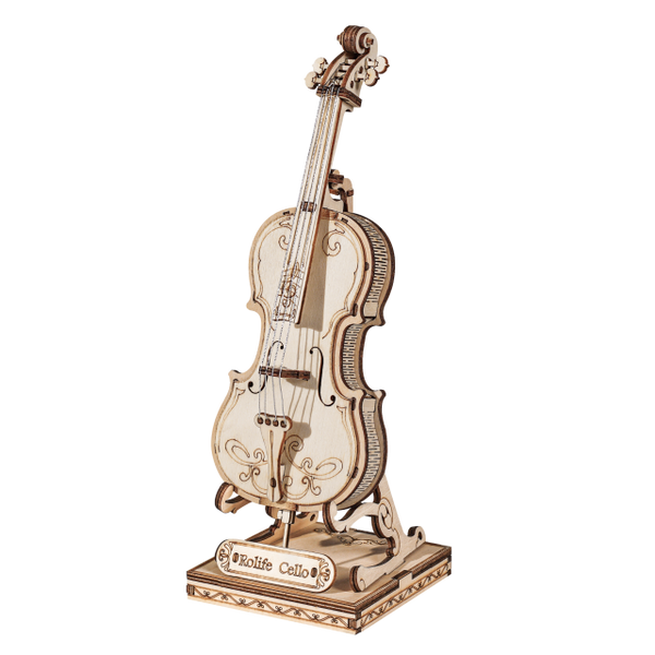 Wooden instrument cello