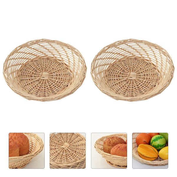 Wicker basket for storage